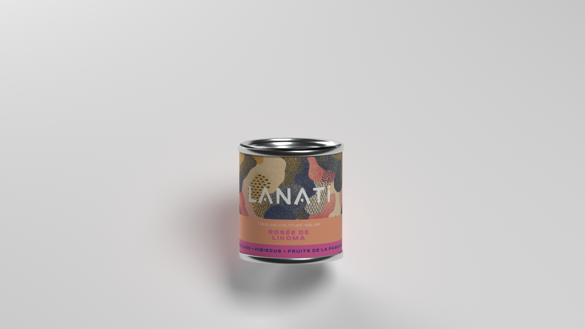 Rendu packaging Lanati thé blanc